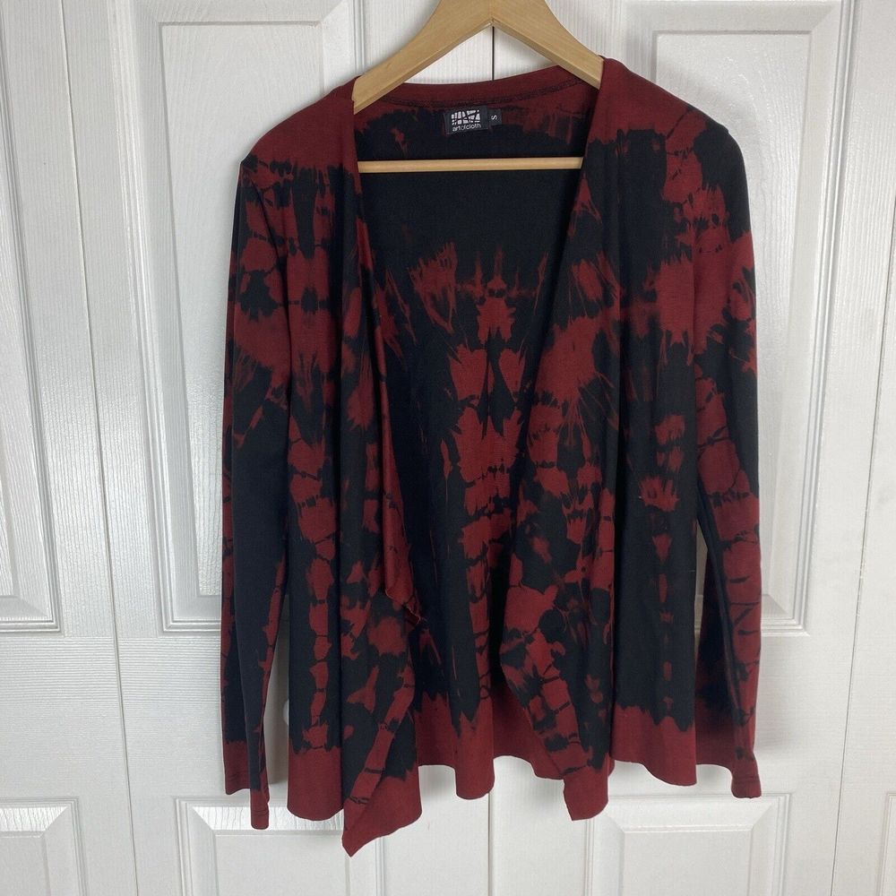 Art Of Cloth S Cardigan Sweater Drape Open Front Artsy Art To Wear Tunic Wearabl